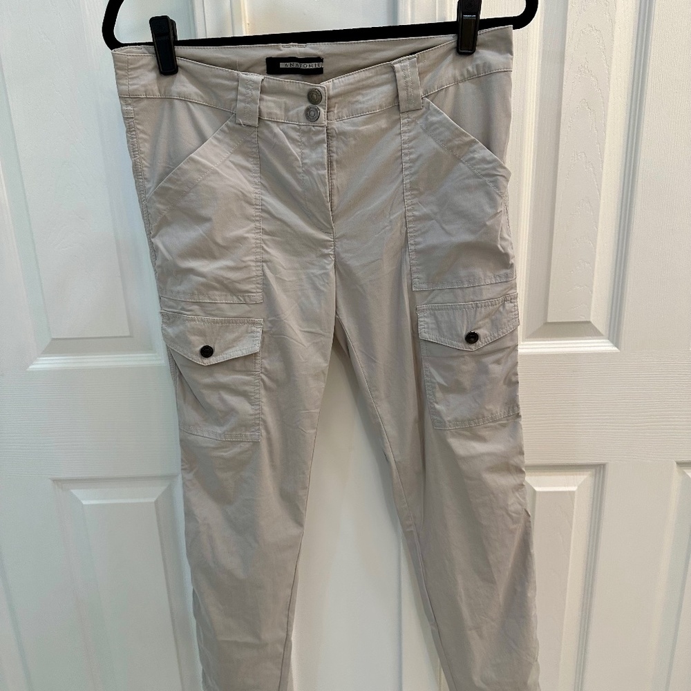 Anatomie Kate Light Grey Skinny Cargo Pants